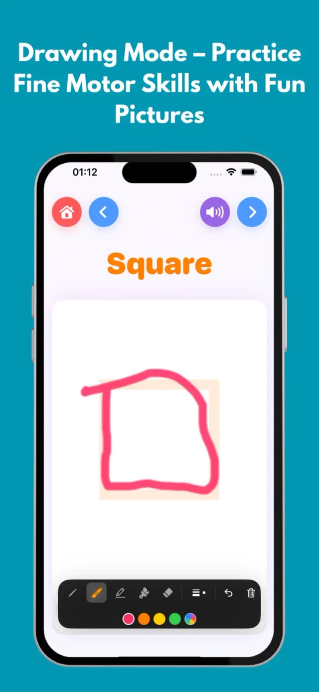 ABC Tracing – phonics audio speaks each letter aloud