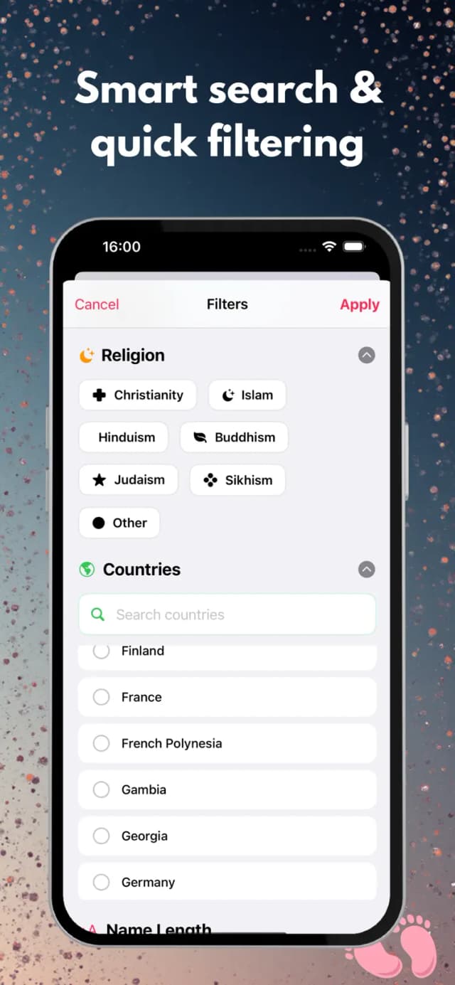BabyName – matched baby names you both love