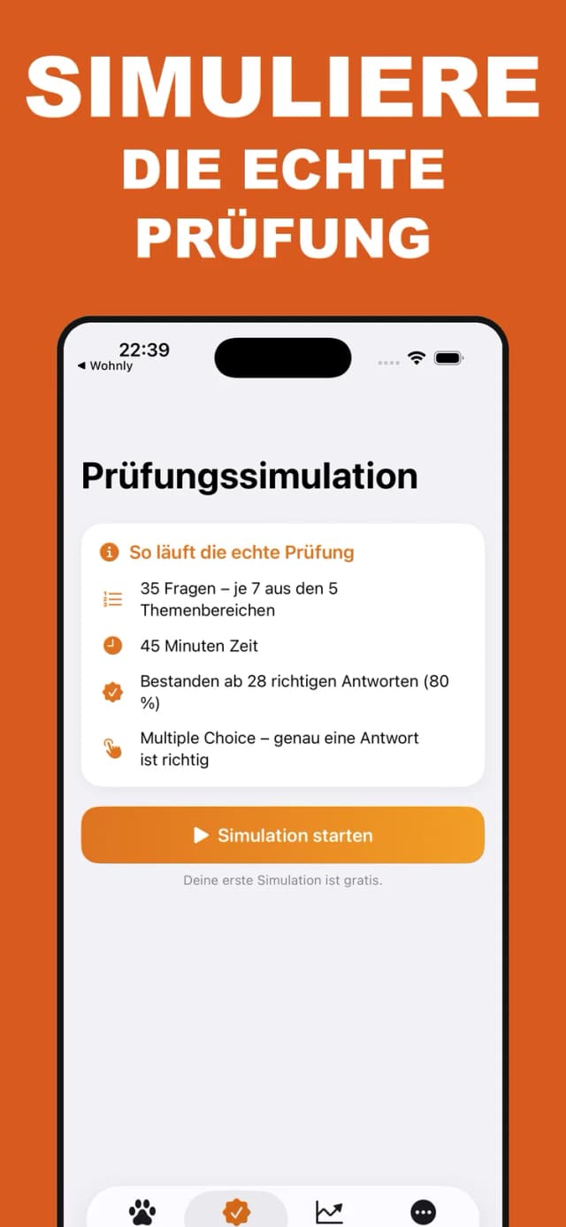 Hundeführerschein – Prüfungssimulation mit 35 Fragen in 45 Minuten