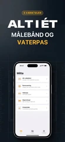 Mitta – spirit level and protractor tools