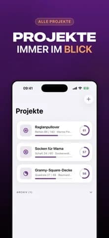Mehrere Zähler pro Projekt für Reihen, Muster und Zunahmen