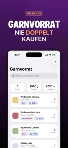 Maschenproben-Rechner mit Nadelstärken-Tabelle