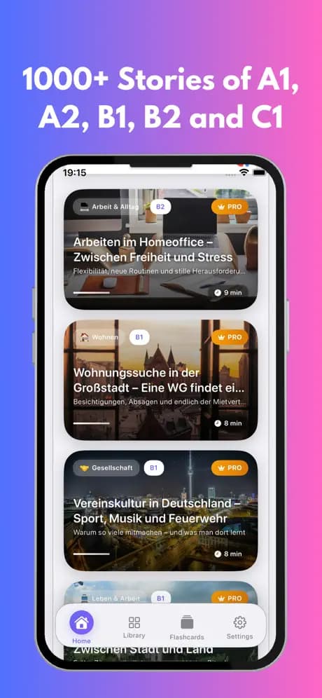 LesenLab - Vocabulary flashcards